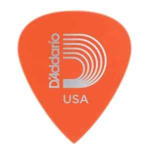 D'Addario - Planet Waves - Duralin Precision Guitar Picks - Light - 0.60mm - Orange - 10 Pack - 6DOR2-10