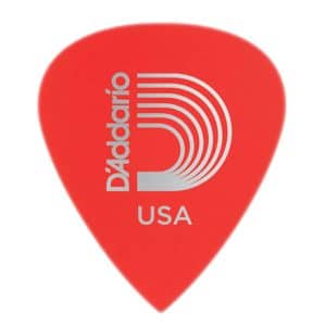 D'Addario - Planet Waves - Duralin Precision Guitar Picks - Super Light - 0.50mm - Red - 10 Pack - 6DRD1-10
