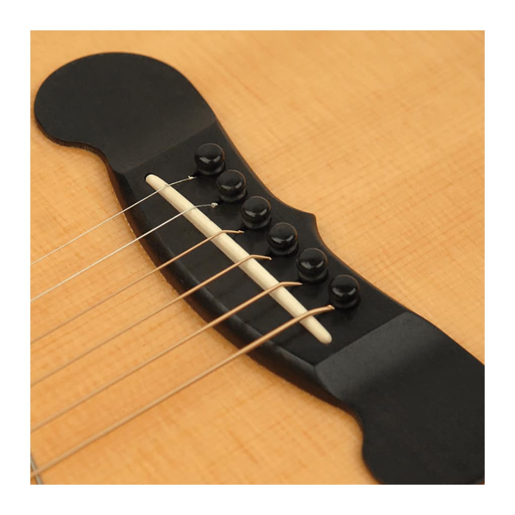 D’Addario – Ebony Bridge Pins with End Pin – Solid Ebony – PWPS1 2