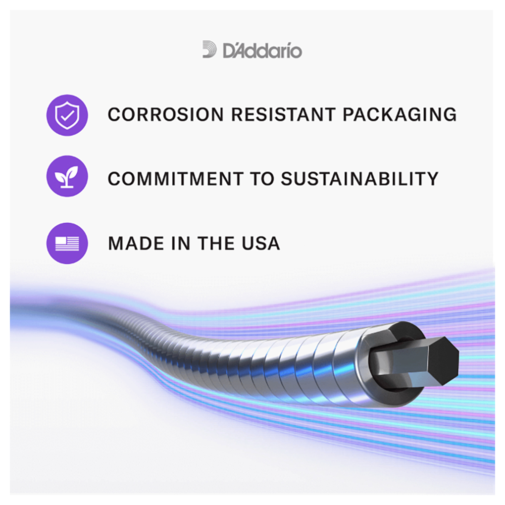 Electric Guitar Strings – D’Addario ECG26 – XL Chromes – Flatwound – Medium – 13-56 6