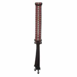 D’Addario – Planet Waves – Woven Banjo Strap – Hootenanny – Red & Silver – 20N00BJ 3