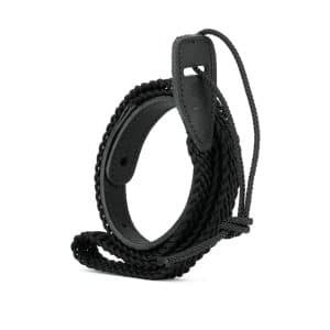 D'Addario - Mandolin Strap - Braided - Black - Adjustable Length - 1 Inch Wide - 10MB01