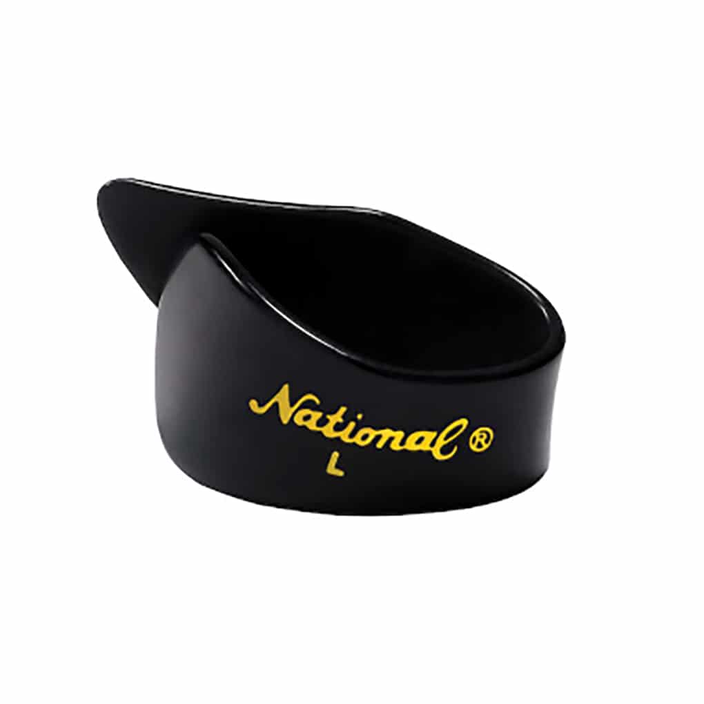 D’Addario National – Celluloid Thumb Picks – Large – Black – 4 Pack – NP8B-04 2