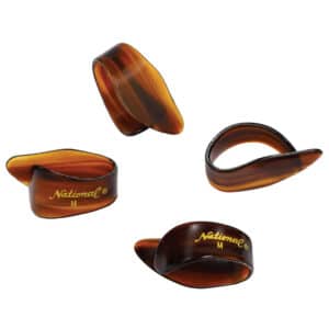 D'Addario National - Celluloid Thumb Picks - Medium - Tortoiseshell - 4 Pack - NP7T-04