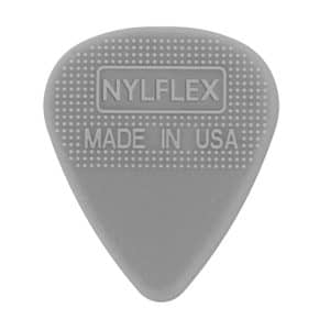 D'Addario - Planet Waves - Nylon Nylflex Guitar Picks - Heavy - 1.0mm - Grey - 10 Pack - 1NFX6-10