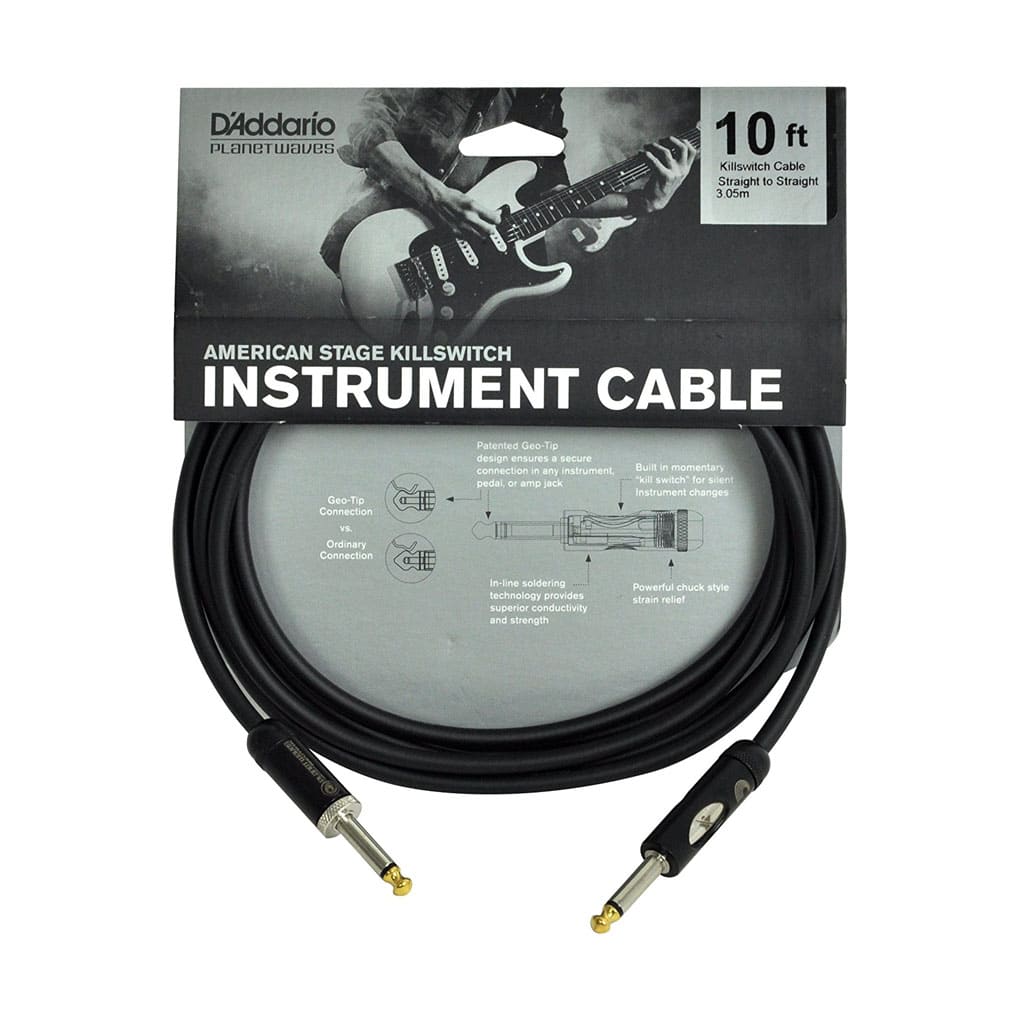 D’Addario – Planet Waves – American Stage Kill Switch Instrument Cable – 10 Feet – PW-AMSK-10 4