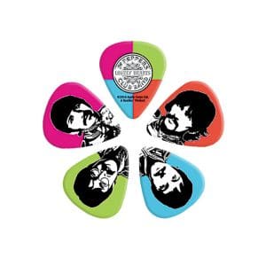 D’Addario – Beatles Sgt Peppers 50th Anniversary Guitar Picks – Heavy Gauge – 10 Pack – 1CWH6-10B6 2