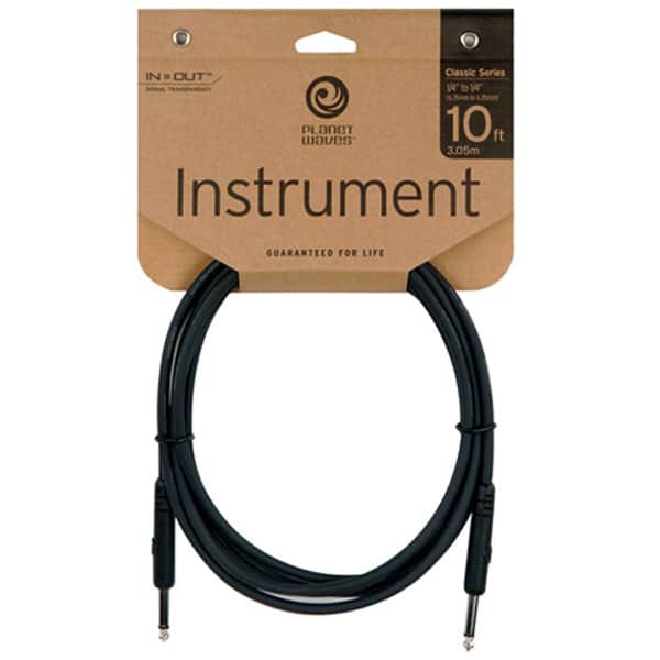 D’Addario – Planet Waves – Classic Series Instrument Cable – 10 Feet – PW-CGT-10 1
