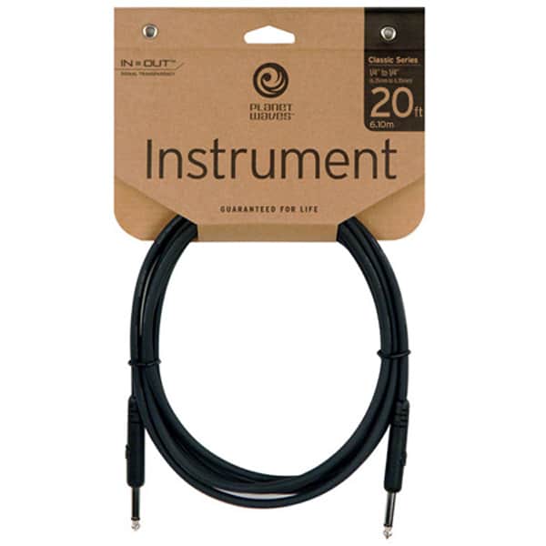 D’Addario – Planet Waves – Classic Series Instrument Cable – 20 Feet – PW-CGT-20 1