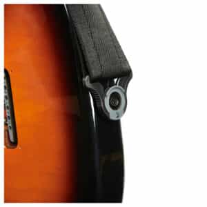 D’Addario – Auto Lock Locking Guitar Strap – 30 – 55 Inches – Black – 50BAL00 7