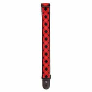 D’Addario – Planet Waves – Woven Guitar Strap – Buffalo Check – Red – T20W1404 3