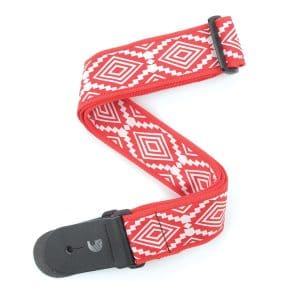 D'Addario - Planet Waves - Woven Guitar Strap - Guatemalan - Red - T20W1414