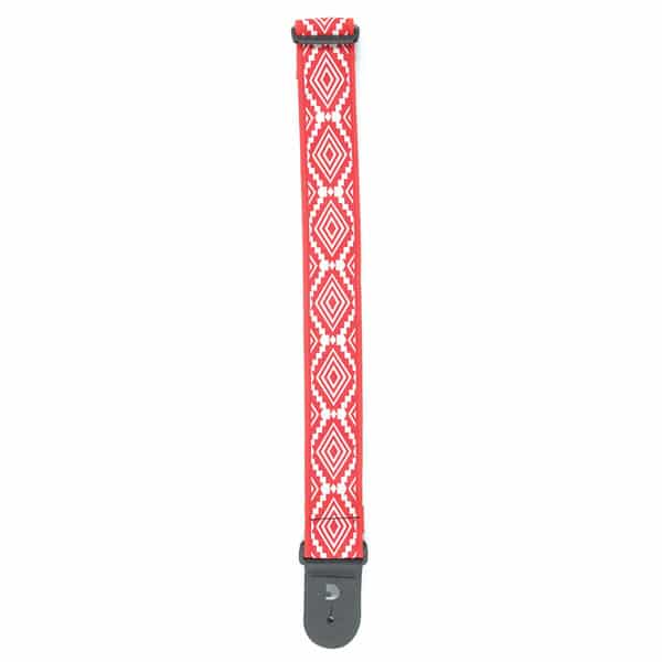 D’Addario – Planet Waves – Woven Guitar Strap – Guatemalan – Red – T20W1414 3