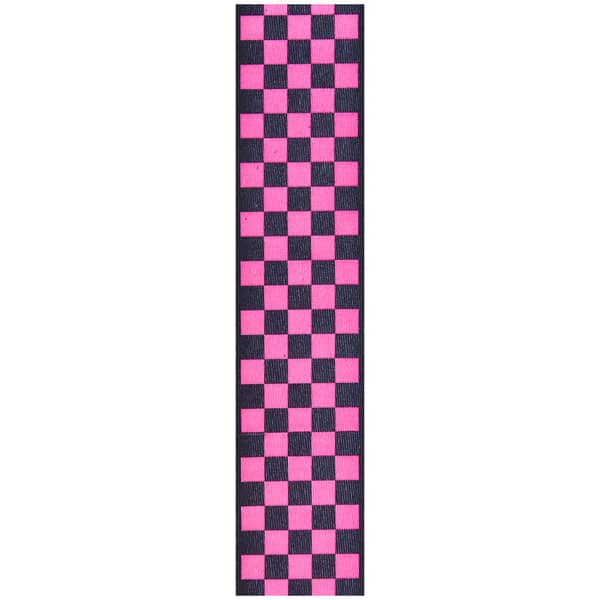 D’Addario – Planet Waves – Woven Guitar Strap – Pink/Black Checker – 50H03 2