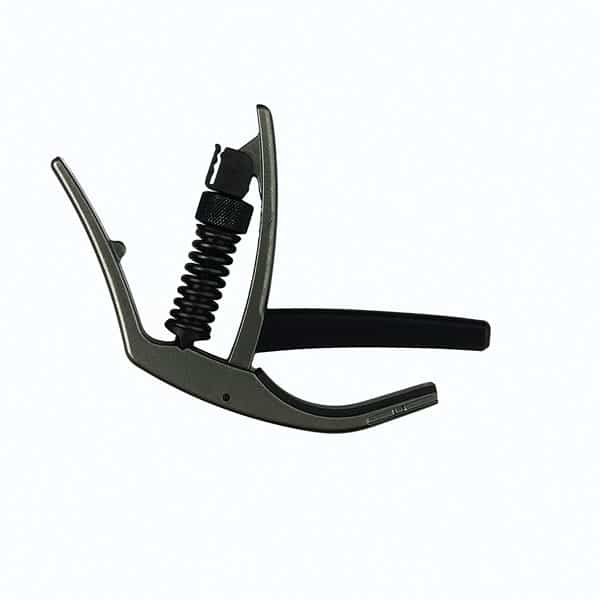 D’Addario – Planet Waves – NS Artist Capo – For 6 String Acoustic & Electric Guitars – Metallic Grey Finish – PW-CP-10MG 1