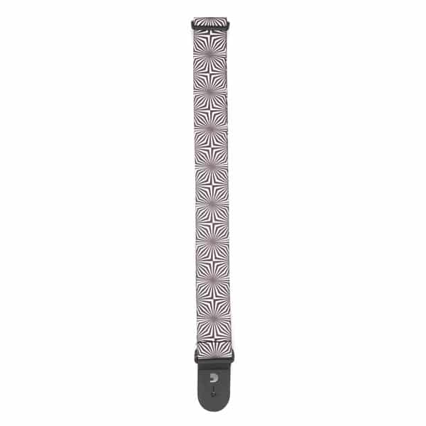 D’Addario – Planet Waves – Woven Guitar Strap – Optical Art – White – P20W1406 3