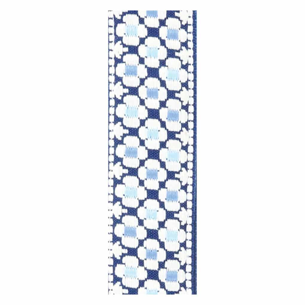 D’Addario – Woven Ukulele Strap – Blue Flowers – 15UKE01 3