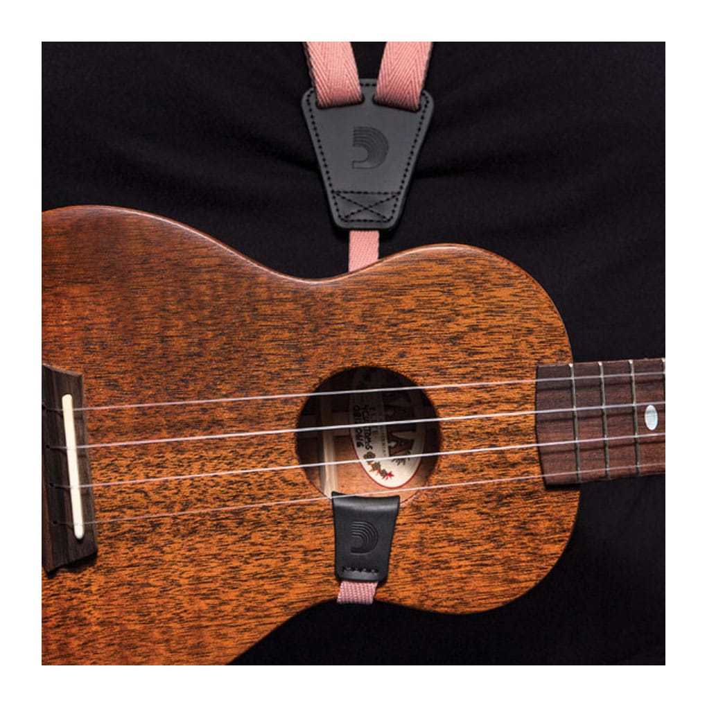 D’Addario – Eco Comfort Ukulele Strap – Coral – 19UKE04 5