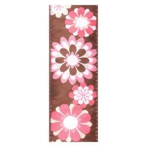 D’Addario – Woven Ukulele Strap – Brown & Pink Flowers – 15UKE02 3