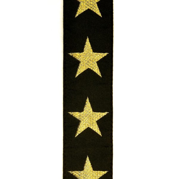 D’Addario – Planet Waves – Woven Guitar Strap – Gold Star – 20T05 2