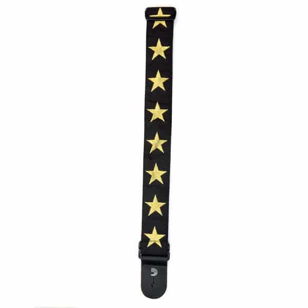 D’Addario – Planet Waves – Woven Guitar Strap – Gold Star – 20T05 3