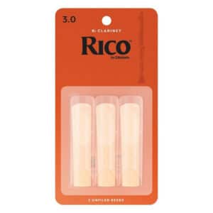 Rico By D'Addario - Clarinet Reeds - Bb - Strength 3.0 - 3 Pack