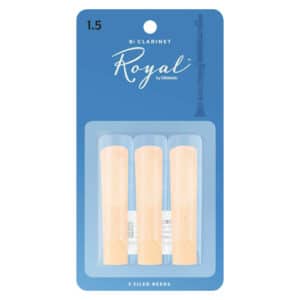 Royal by D'Addario - Clarinet Reeds - Bb - Strength 1.5 - 3 Pack
