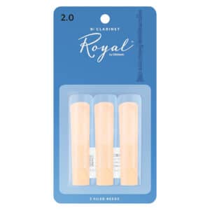 Royal by D'Addario - Clarinet Reeds - Bb - Strength 2.0 - 3 Pack