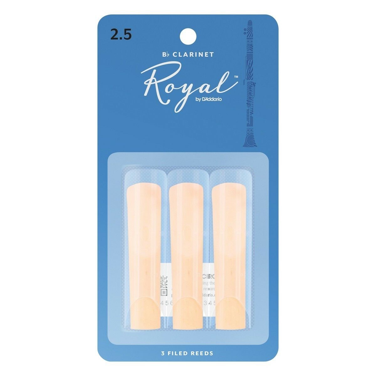 Royal by D’Addario – Clarinet Reeds – Bb – Strength 2