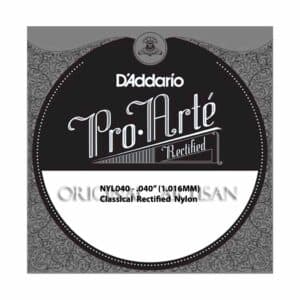 Classical Guitar Single String - D'Addario NYL040 - Pro Arte Rectified Nylon - .040 (1.016mm)