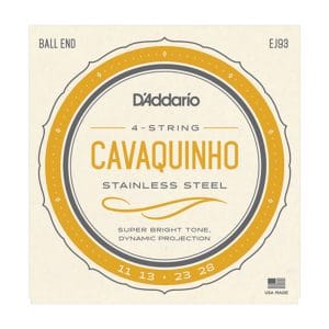 Cavaquinho Strings – D’Addario EJ93 – Stainless Steel – 4 Strings – Ball End 1