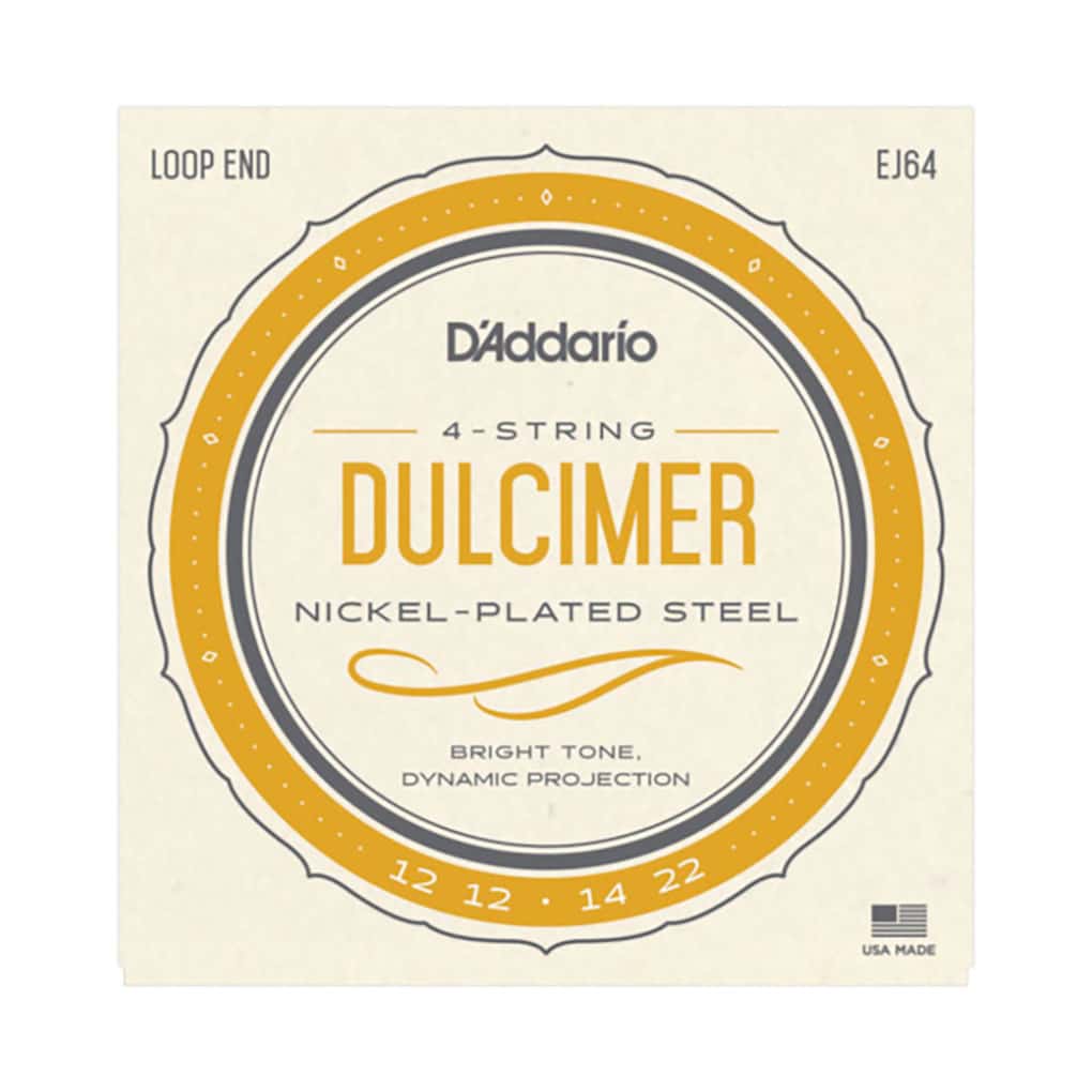 Dulcimer Strings – D’Addario EJ64 – 4 Strings – Loop End 1