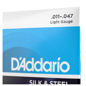 Acoustic Guitar Strings – D’Addario EJ40 – Silk & Steel – Light – 11-47 4