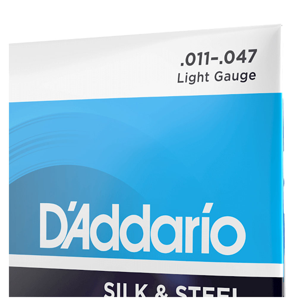 Acoustic Guitar Strings – D’Addario EJ40 – Silk & Steel – Light – 11-47 4