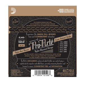 D’Addario EJ45 Pro-Arte Nylon Classical Guitar Strings – Normal Tension 2