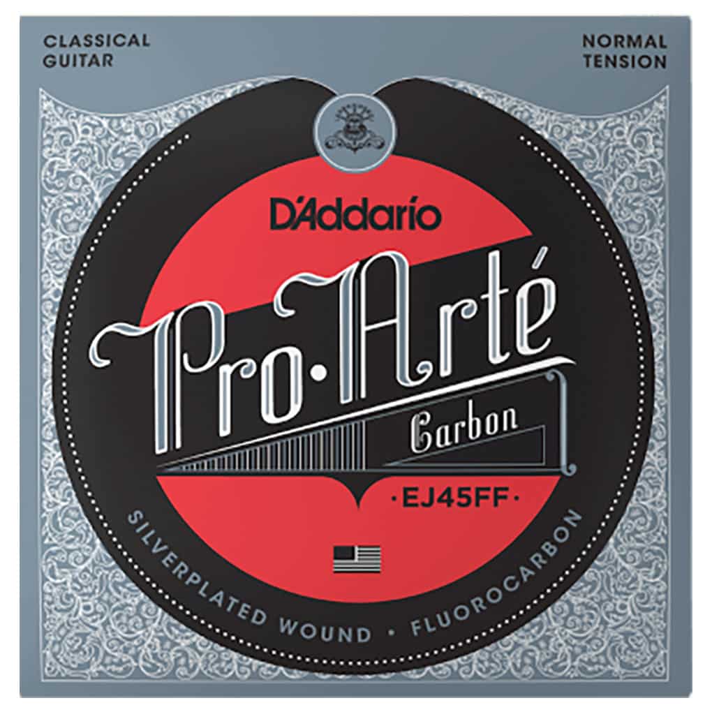 Classical Guitar Strings – D’Addario EJ45FF – Pro-Arte Carbon – Dynacore Basses – Normal Tension 1