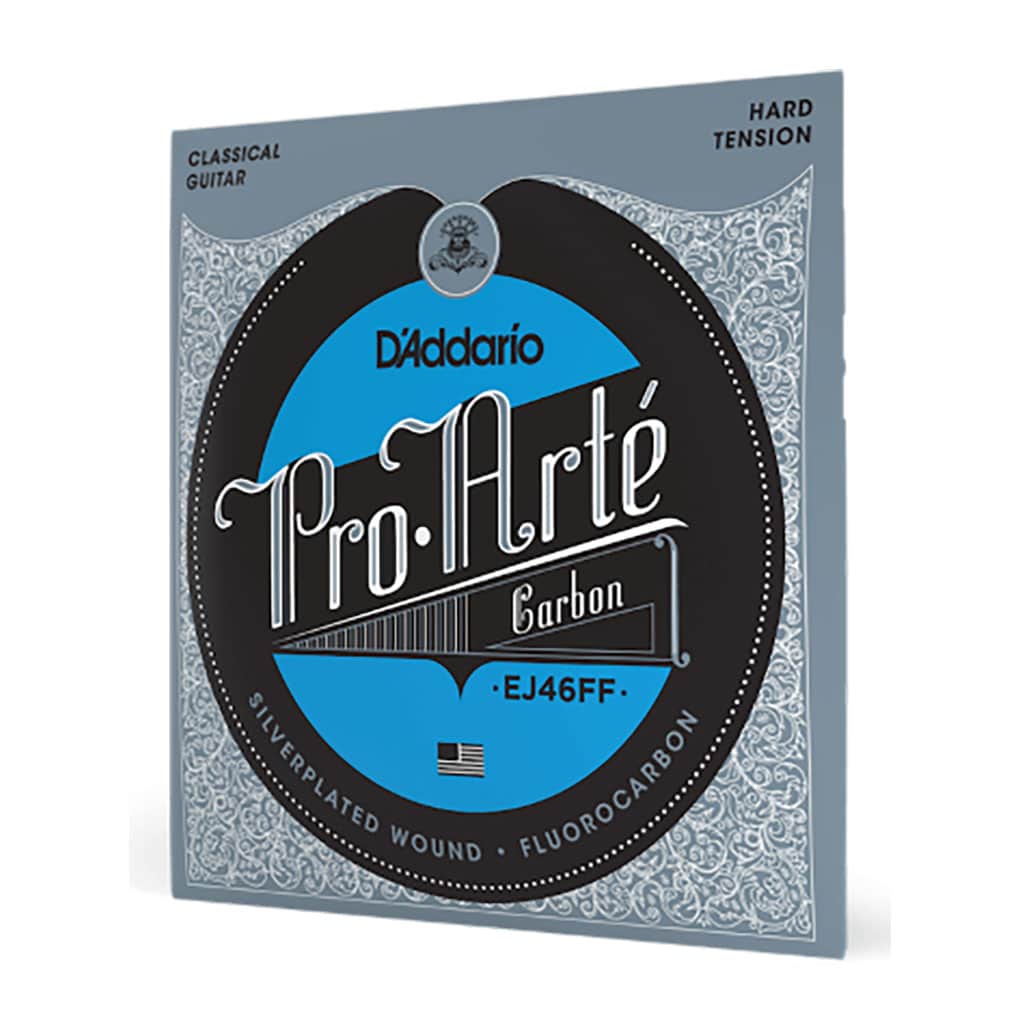 Classical Guitar Strings – D’Addario EJ46FF – Pro-Arte Carbon – Dynacore Basses – Hard Tension 3