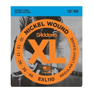 D'Addario EXL110 Nickel Wound Electric Guitar Strings - Regular Light - 10-46