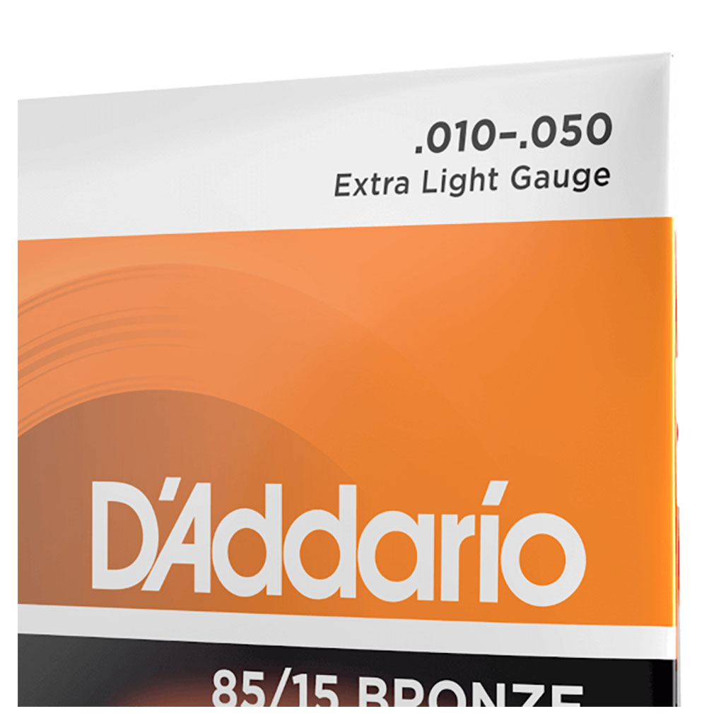 Acoustic Guitar Strings – D’Addario EZ900 – 85/15 Bronze – Extra Light – 10-50 4