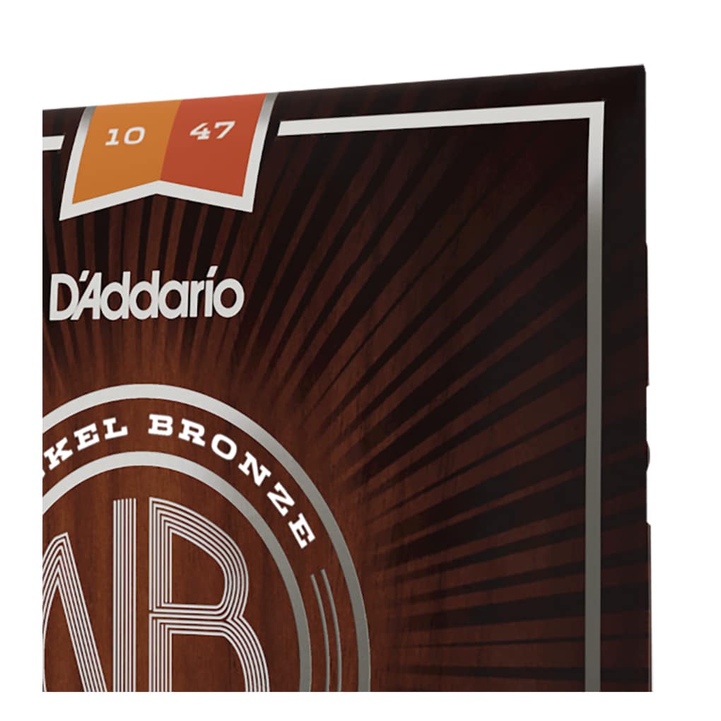 Acoustic Guitar Strings – D’Addario NB1047 –  Nickel Bronze – Extra Light – 10-47 4