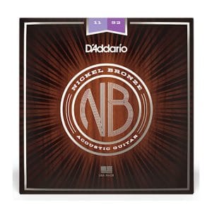 Acoustic Guitar Strings - D'Addario NB1152 - Nickel Bronze - Custom Light - 11-52
