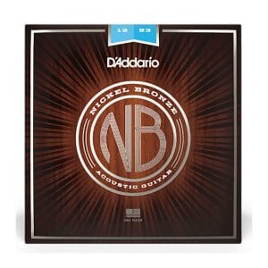 Acoustic Guitar Strings – D’Addario NB1253 – Nickel Bronze – Light – 12-53 1