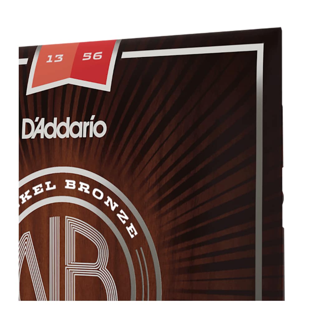 Acoustic Guitar Strings – D’Addario NB1356 – Nickel Bronze – Medium – 13-56 4