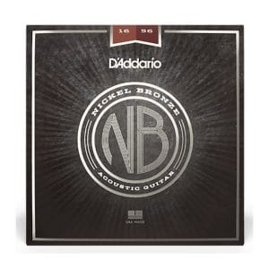 Acoustic Guitar Strings - D'Addario NB1656 - Nickel Bronze - Resophonic - 16-56