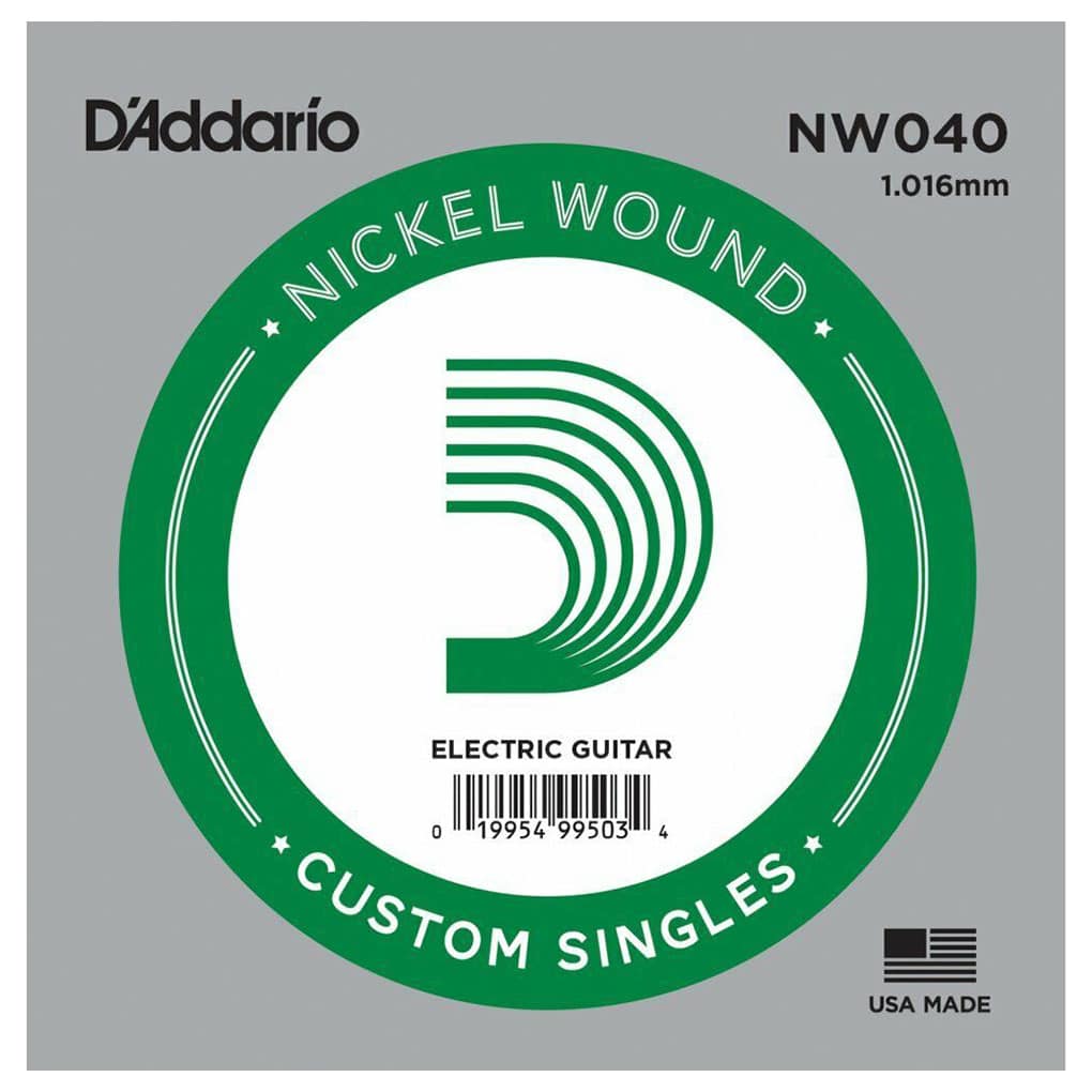 Electric Guitar Single String – D’Addario NW040 – XL Nickel Wound – .040 (1