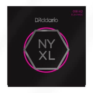 D'Addario NYXL0942 Nickel Wound Strings - Super Light - 9-42
