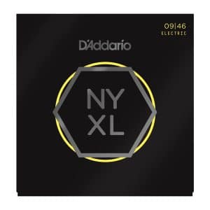 D'Addario NYXL0946 Nickel Wound Strings - Super Light Top Reg Bottom - 9-46