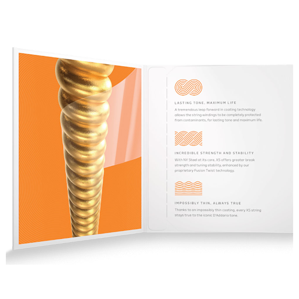 Acoustic Guitar Strings – D’Addario XSABR1047 – XS Coated – 80/20 Bronze – Extra Light – 10-47 4