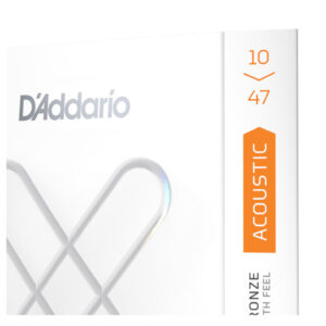 Acoustic Guitar Strings – D’Addario XSABR1047 – XS Coated – 80/20 Bronze – Extra Light – 10-47 5