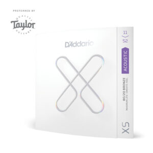 Acoustic Guitar Strings – D’Addario XSABR1152 – XS Coated – 80/20 Bronze – Custom Light – 11-52 6